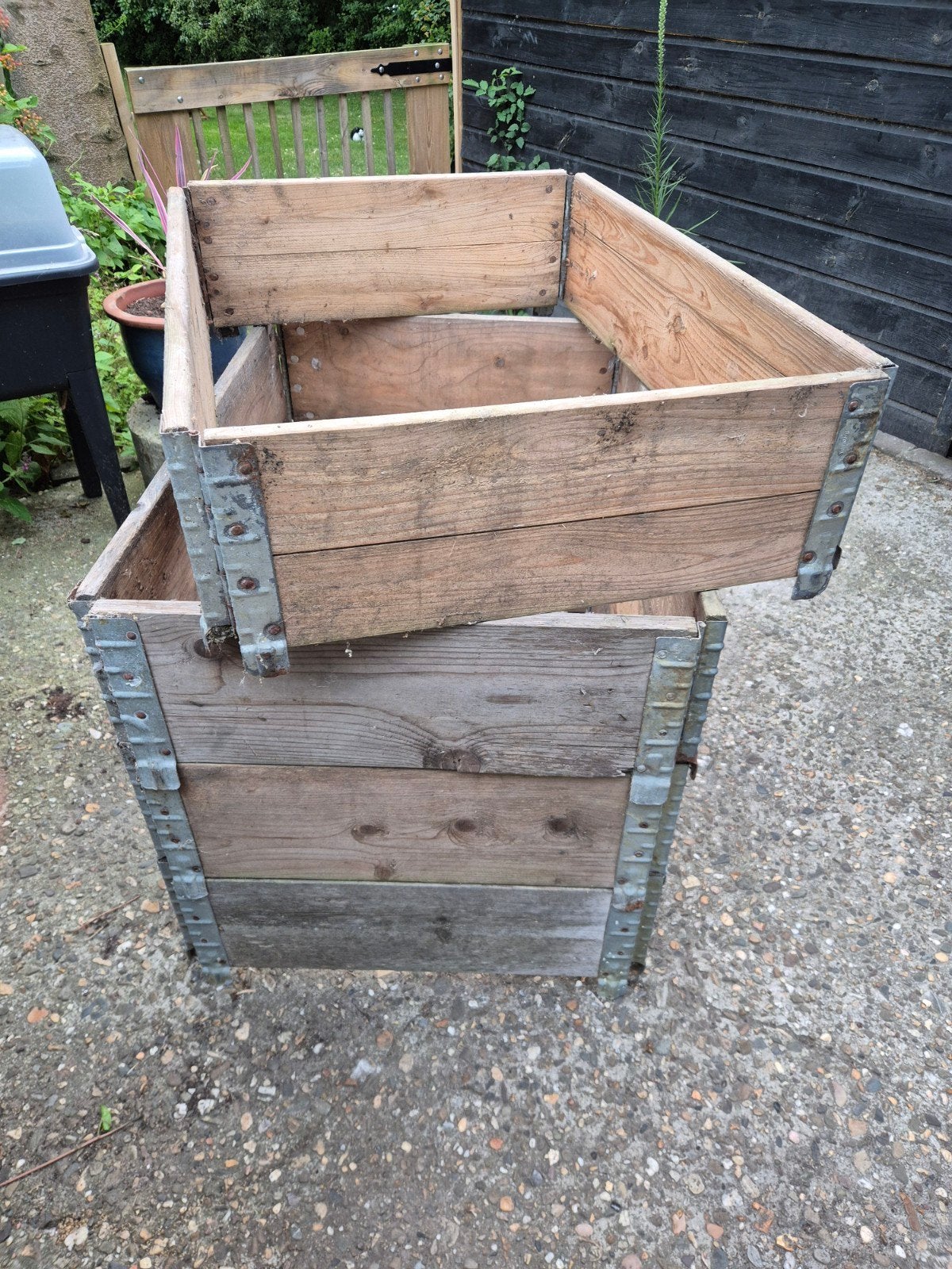 Opzetranden voor bakken - 4 stuks (60x40 cm), Ophalen, Gebruikt