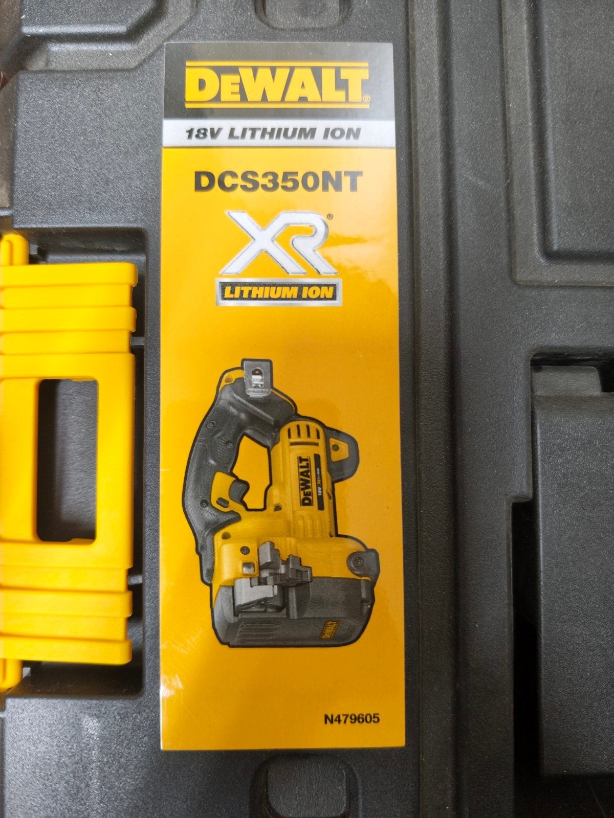 DeWalt DCS350NT 18V XR Accu Draadstangsnijder, Ophalen, Nieuw, Minder dan 400 watt, Overige typen