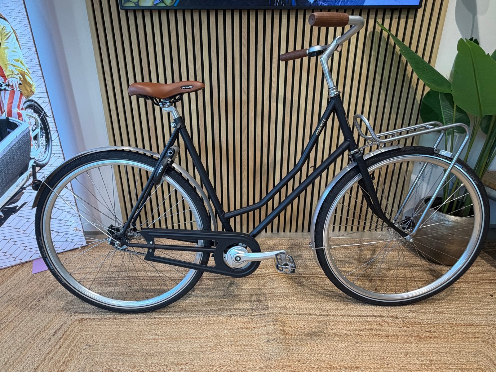 Roetz Damesfiets zwart-mat 57cm Handgemaakt in Amsterdam, Fietsen en Brommers, Terugtraprem, (Extra) lage instap, 56 cm of meer