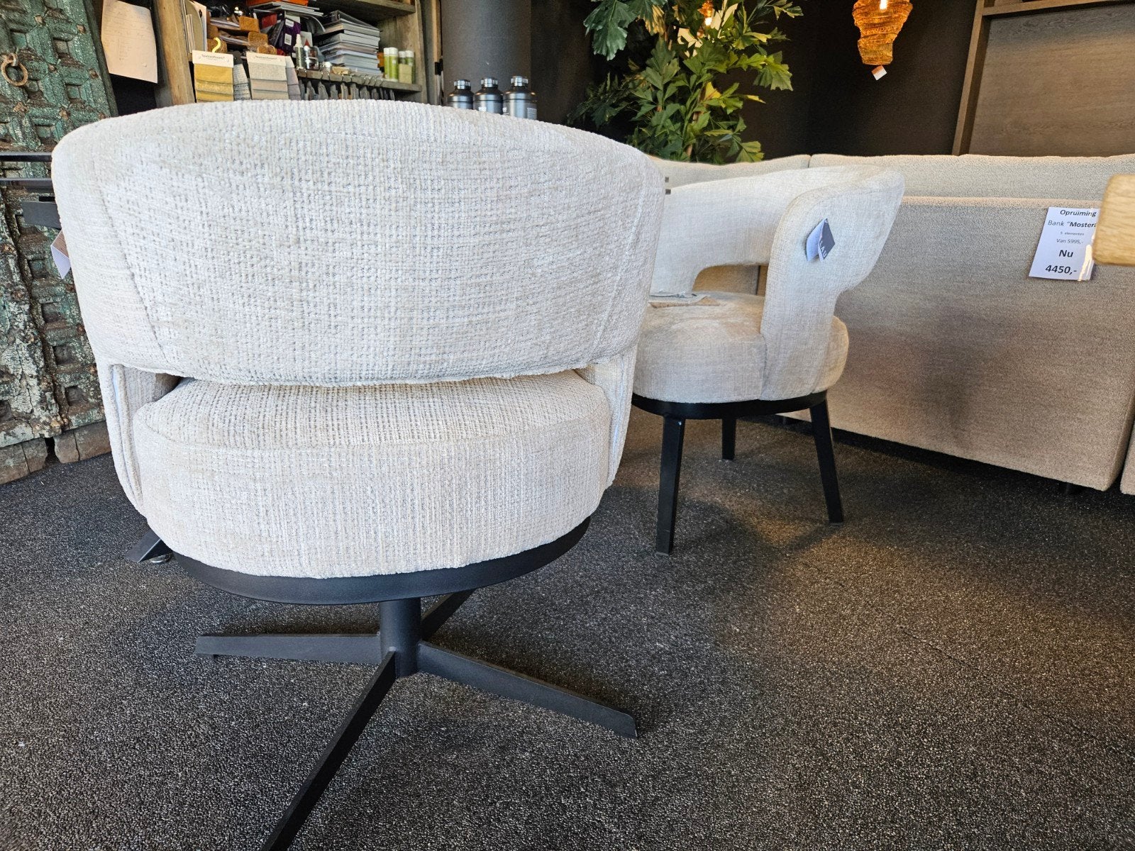 eetkamerstoel BRUCE  draaipoot vaste poot, Verzenden, Nieuw, Overige kleuren, Vijf, Zes of meer stoelen