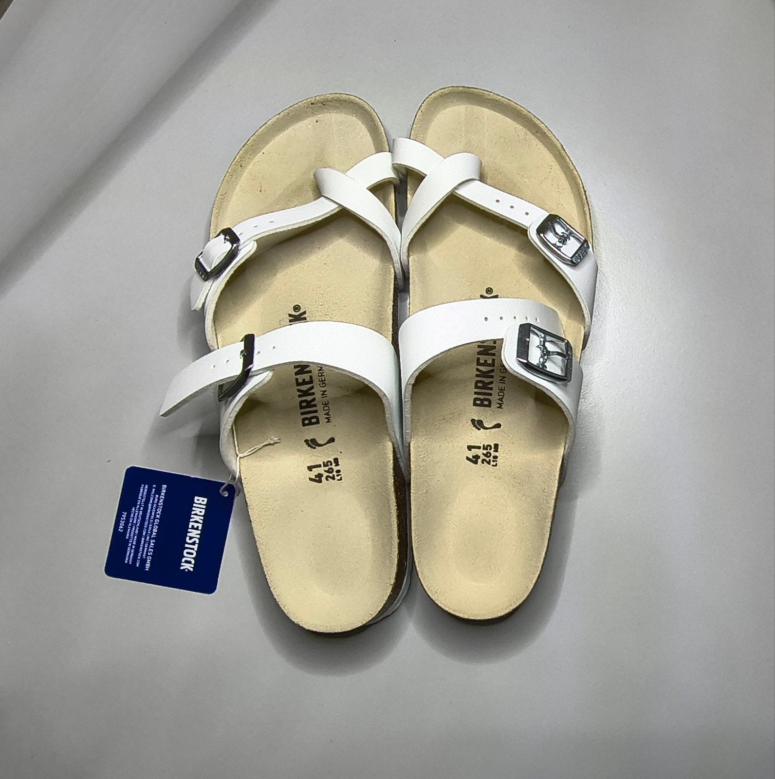 Birkenstock model Mayari maat 41, Wit, Nieuw, Birkenstock, Sandalen of Muiltjes