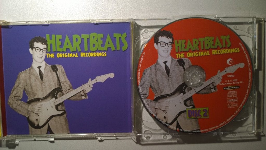 Buddy Holly - Heartbeats The Original Recordings, Ophalen of Verzenden, Zo goed als nieuw, Rock-'n-roll, Album