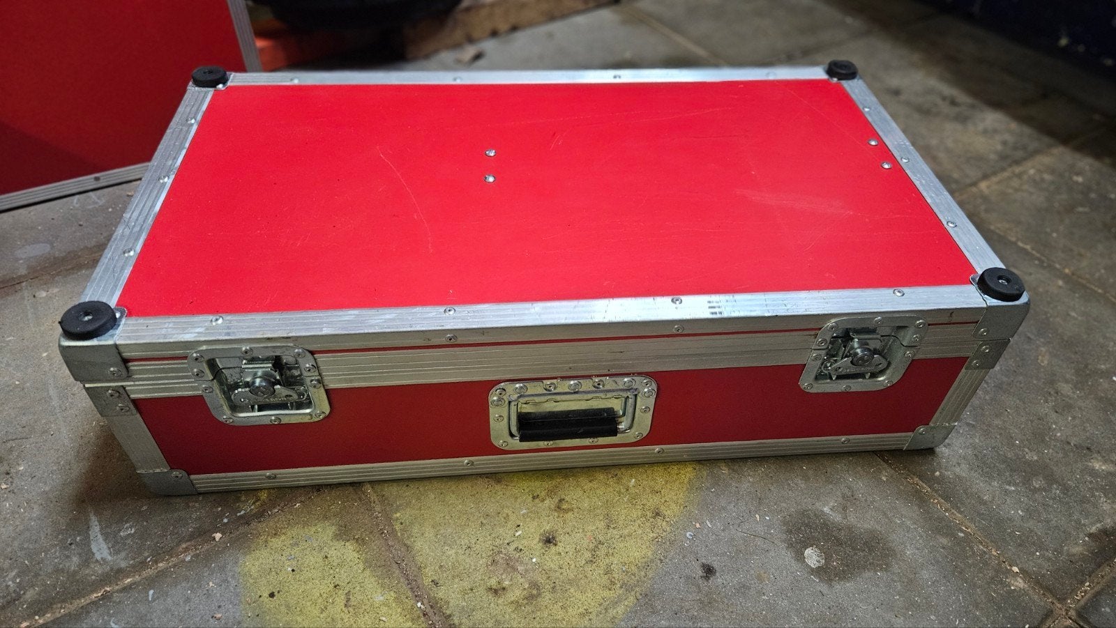 Flightcase rood - voor pedalboard gitaar, Ophalen of Verzenden, Gebruikt, Overige instrumenten, Flightcase