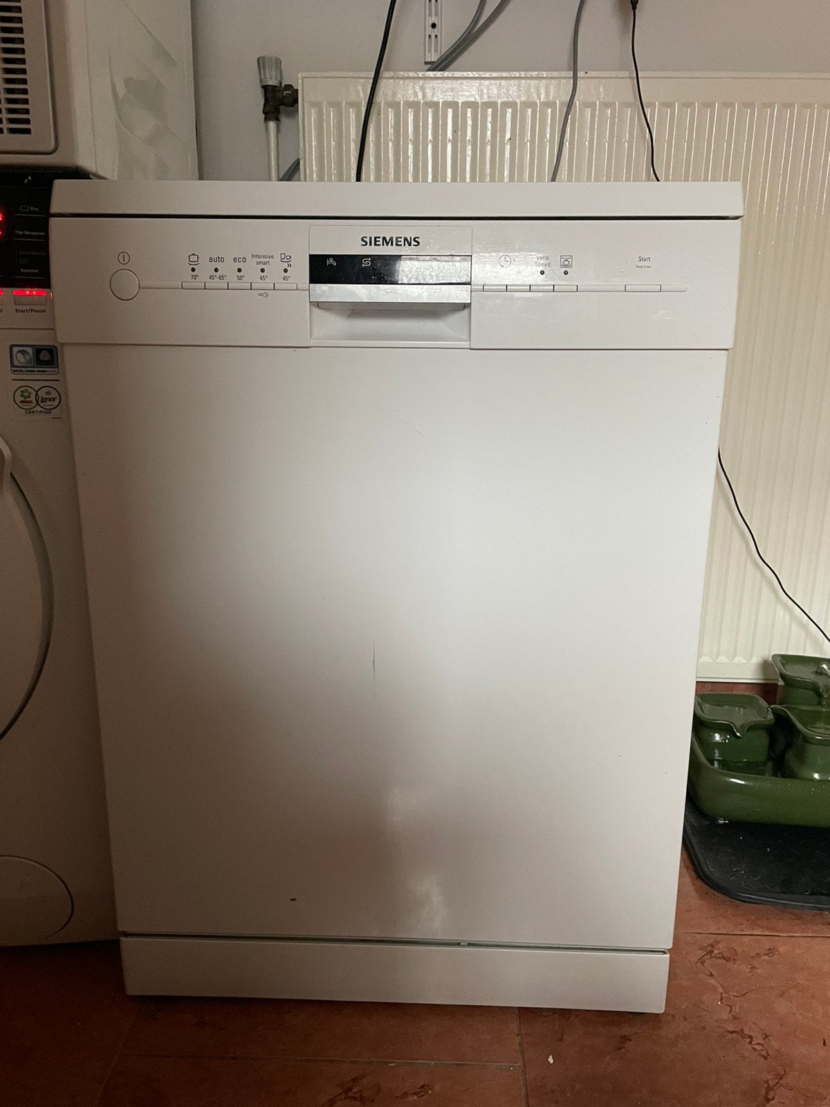 Vaatwasser Siemens, Witgoed en Apparatuur, Ophalen, Gebruikt, 45 tot 60 cm, 85 tot 90 cm