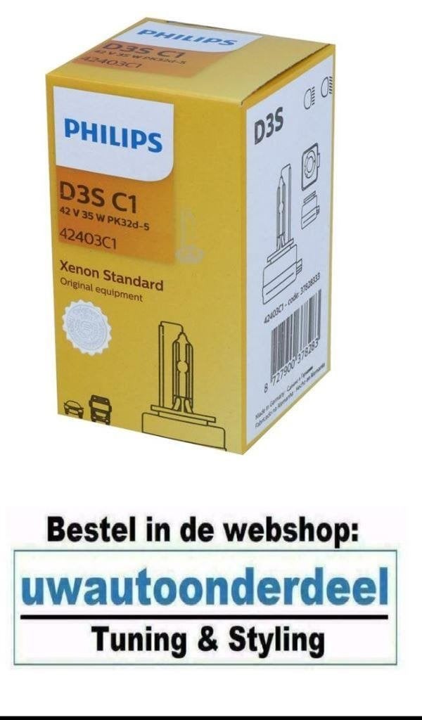 PHILIPS D3S 42403C1 XENSTART STANDARD XENON lamp 4200K, Verzenden, Automotive Parts, A.parts@hotmail.nl, Trasmolenlaan 12 3447 GZ Woerden