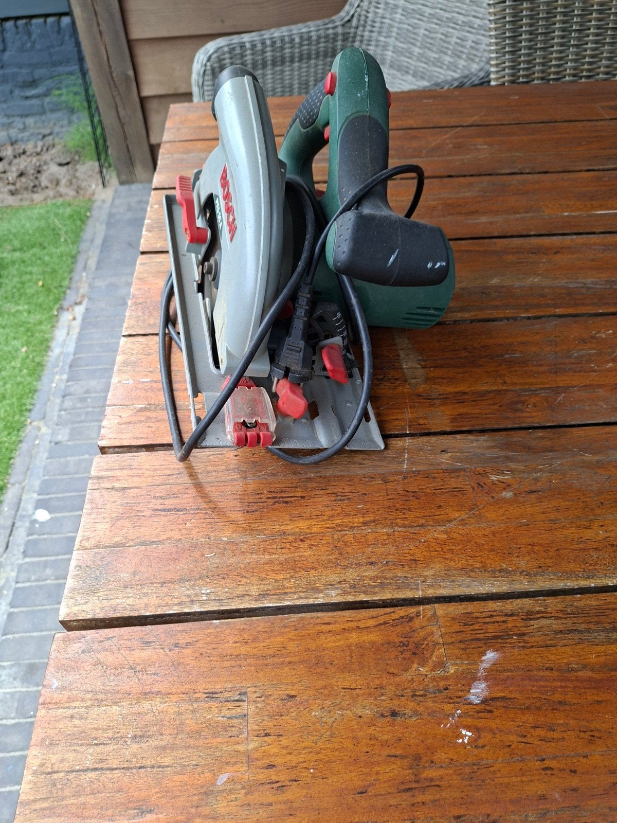 te koop Bosch cirkelzaag, Ophalen, Gebruikt, Cirkelzaag, 30 tot 70 mm