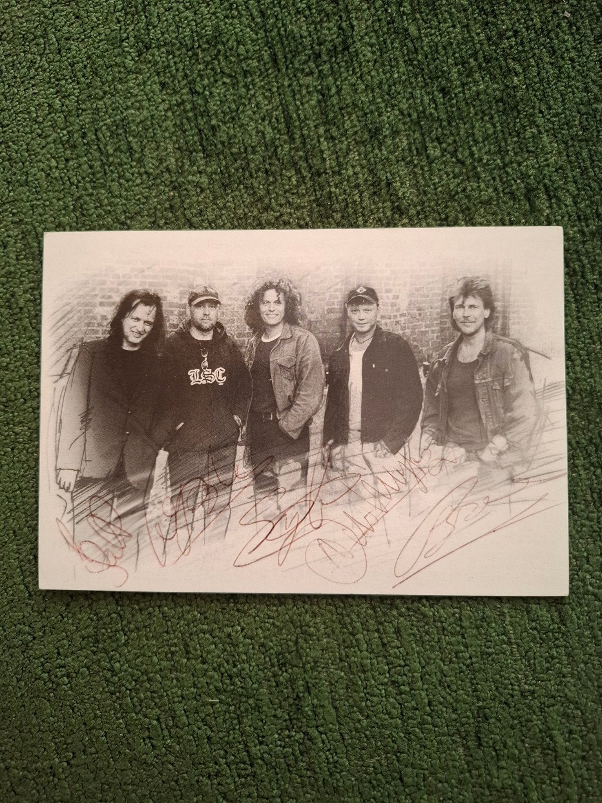 Fankaart fotokaart DE KAST gesigneerd, Verzamelen, Muziek, Artiesten en Beroemdheden, Ophalen of Verzenden, Zo goed als nieuw