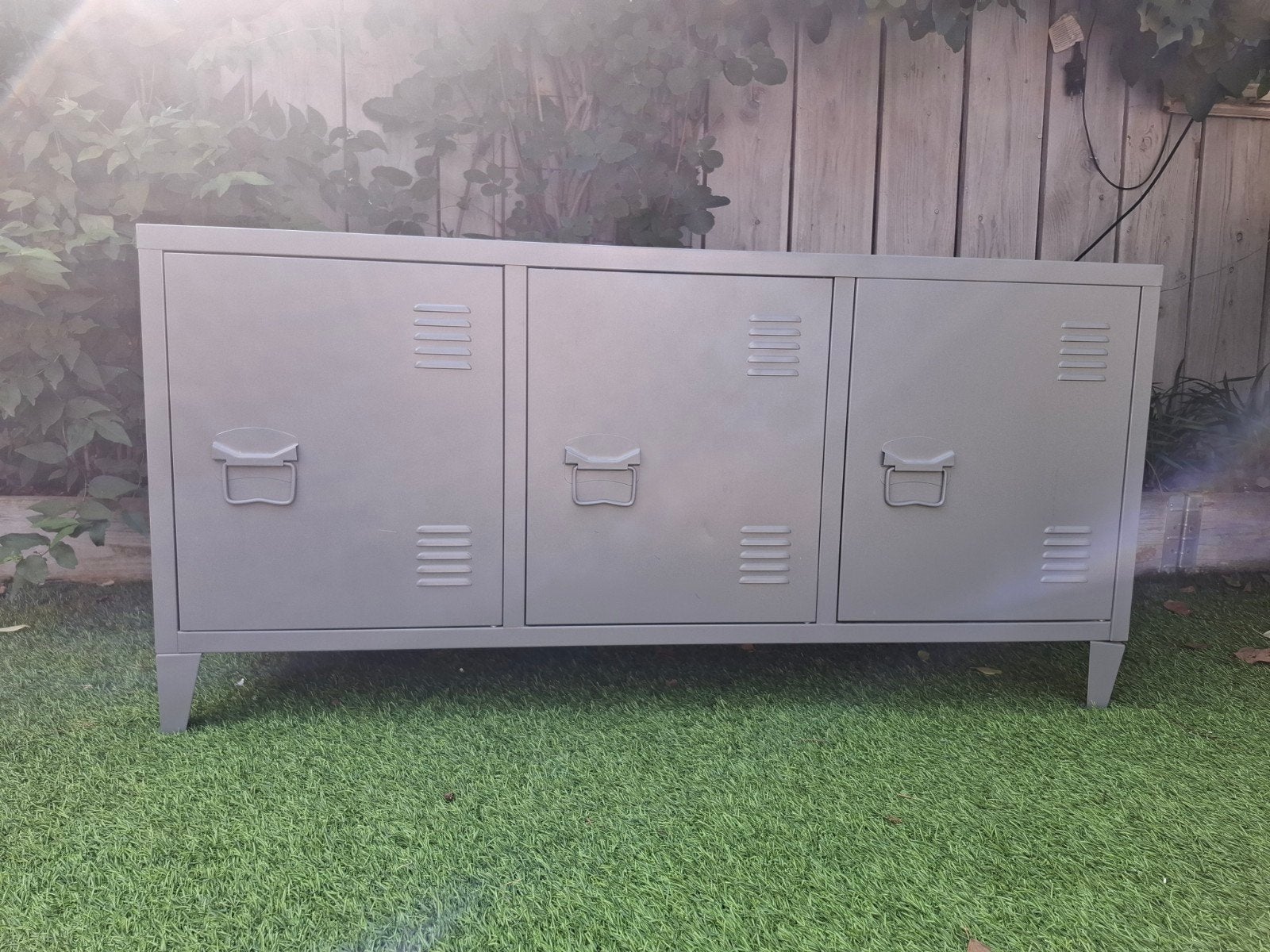 metalen lockerkast/dressoir, Ophalen, Gebruikt