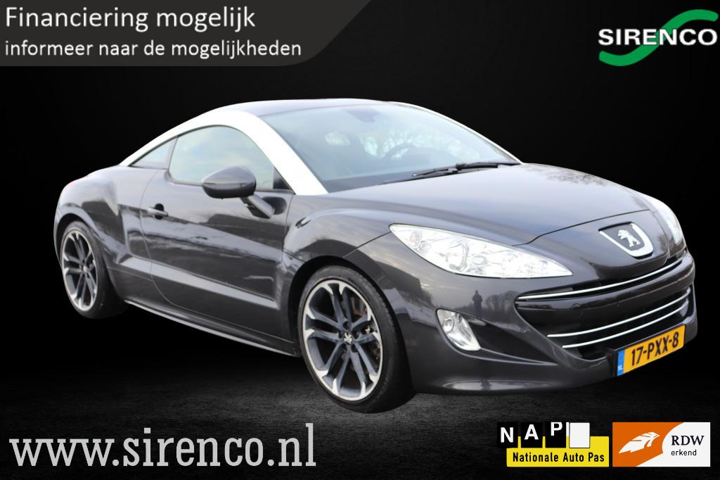 Peugeot RCZ 1.6 200 pk Asphalt | lederen dash + stoelen met, Gebruikt, Zwart, 4 cilinders, Met garantie (alle)