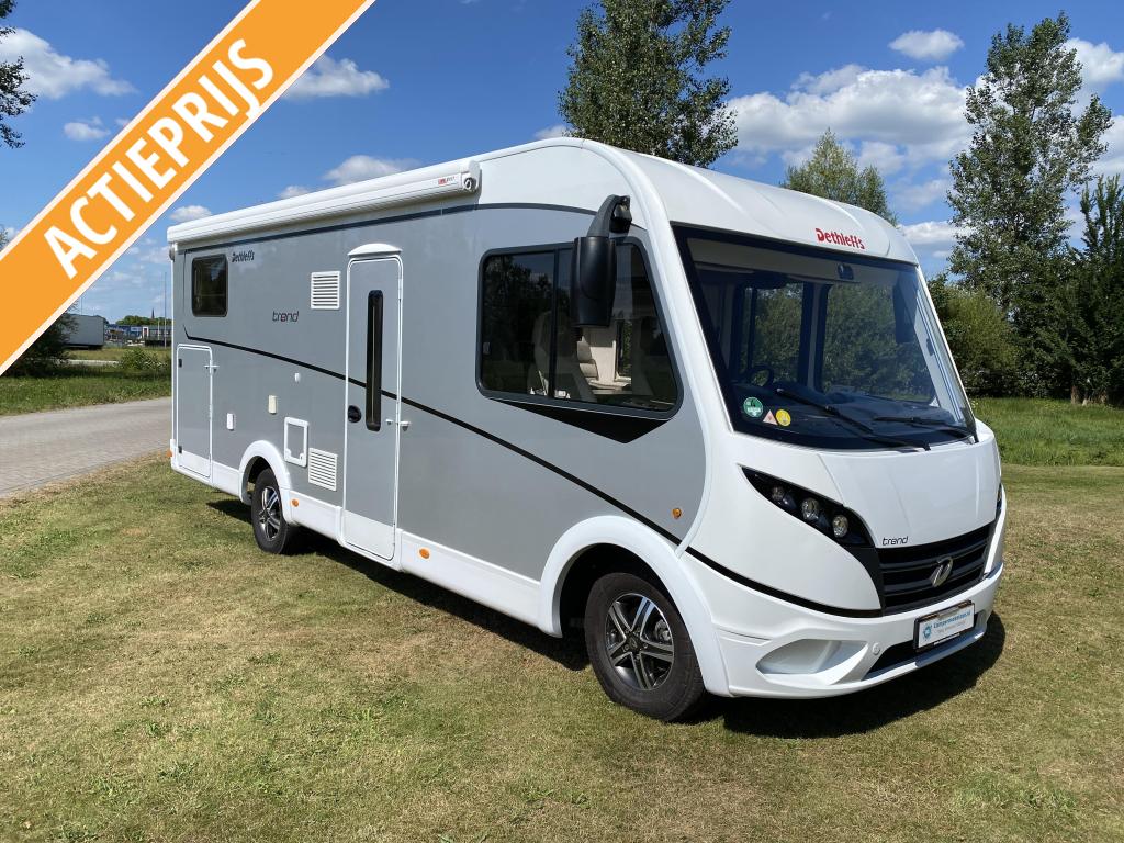 Dethleffs Trend 7057 EB 9-traps automaat, Caravans en Kamperen, Fiat, Bedrijf, Diesel, Luifel