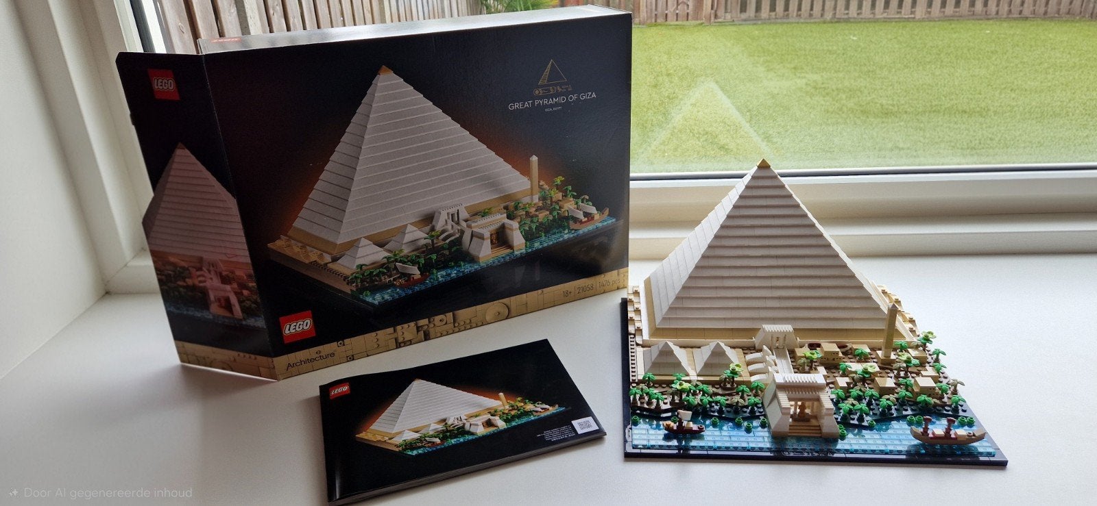 LEGO Architecture Grote Piramide van Gizeh (21058), Ophalen, Zo goed als nieuw, Overige merken