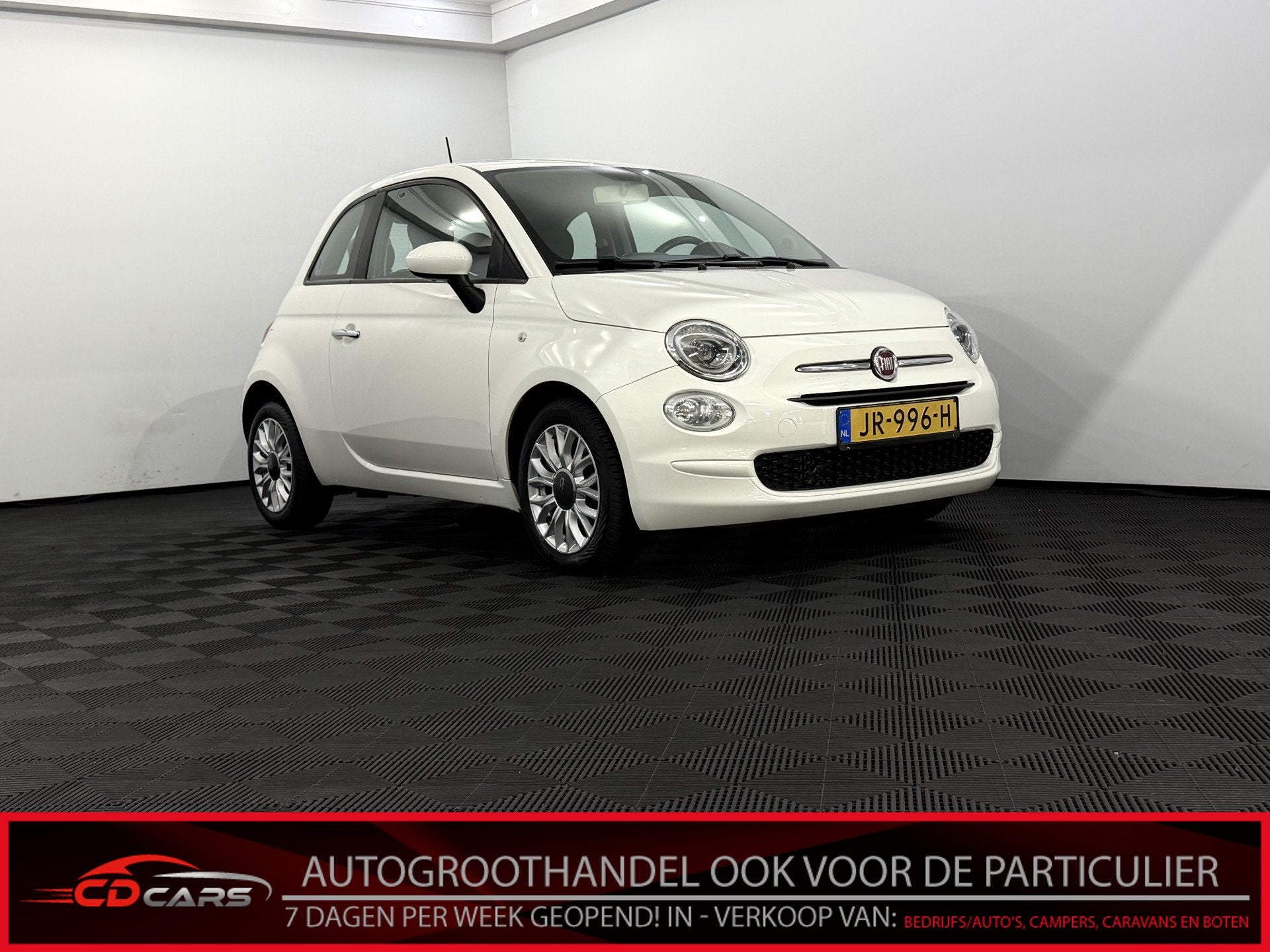 Fiat 500 0.9 TwinAir Turbo Popstar Airco, Mistlamp, Radio, L, Voorwielaandrijving, Stof, Gebruikt, Origineel Nederlands