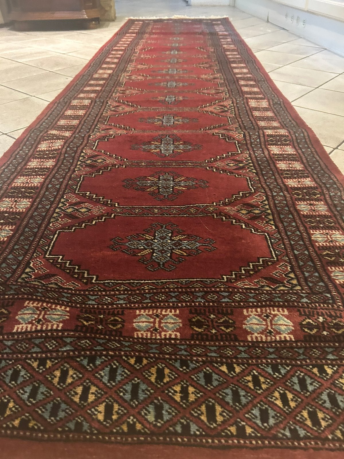 Te koop perzisch tapijt- loper, Overige vormen, Rood, Loper, Nieuw