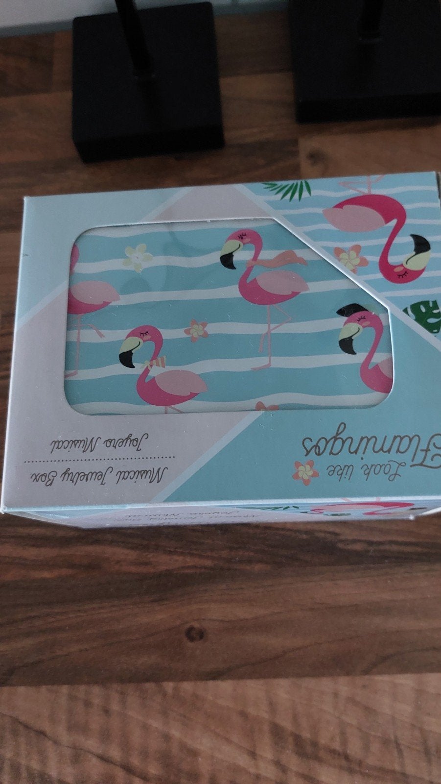 Muziekdoosje Flamingo's - Nieuw in doos, Ophalen, Nieuw, Jongen of Meisje