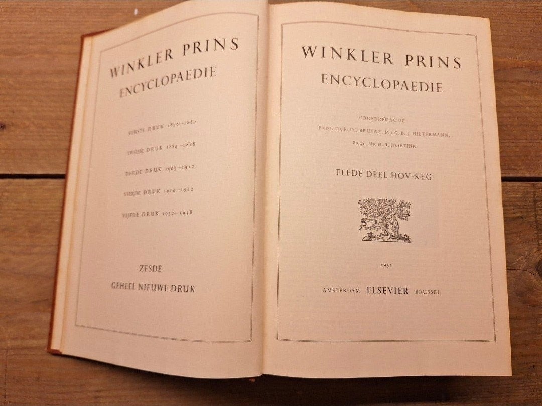 Winkler Prins Encyclopaedieën (6e druk, 1947-1955), Gelezen, Ophalen of Verzenden, Los deel, Algemeen
