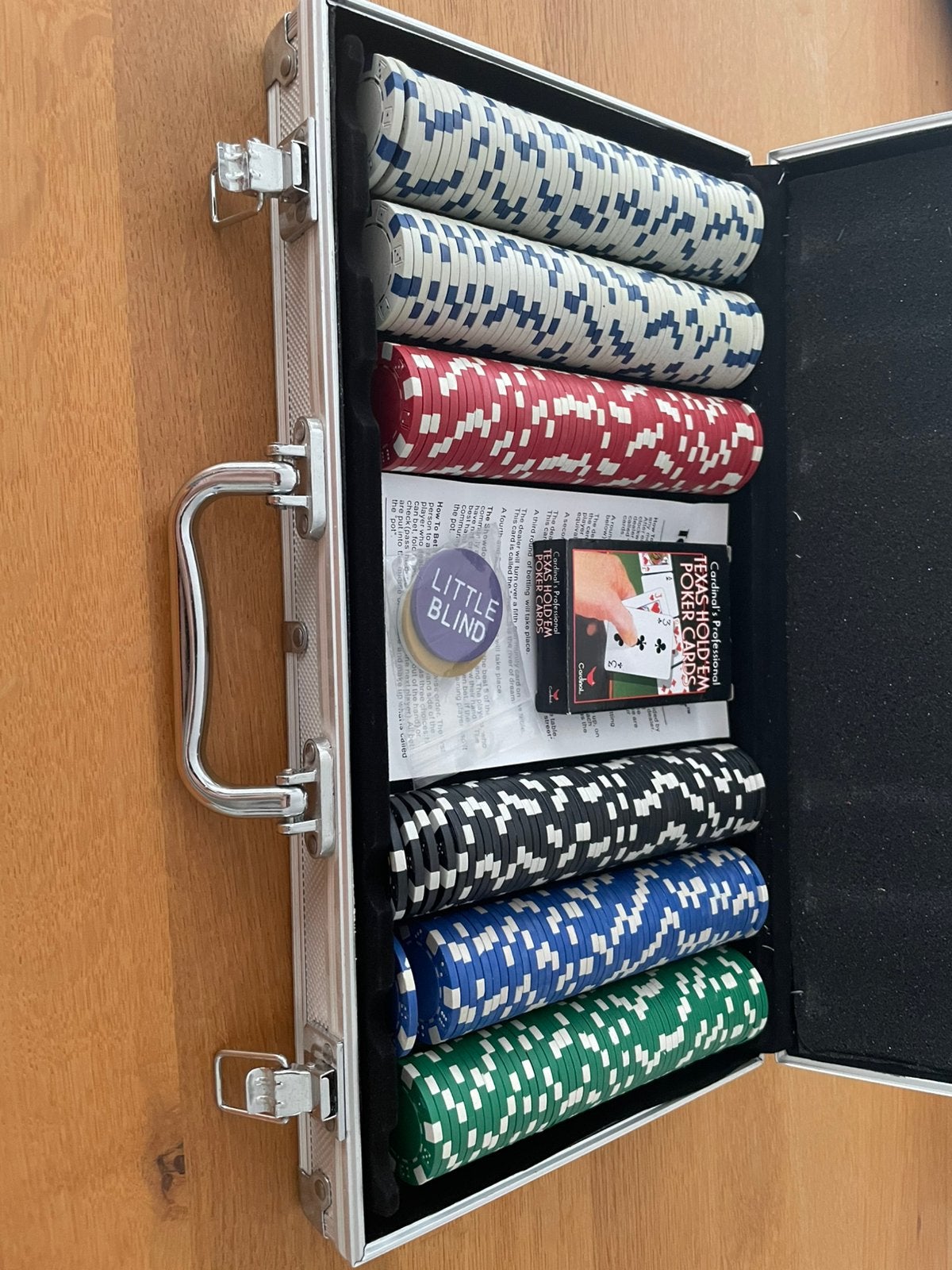 Pokerset, Ophalen, Zo goed als nieuw