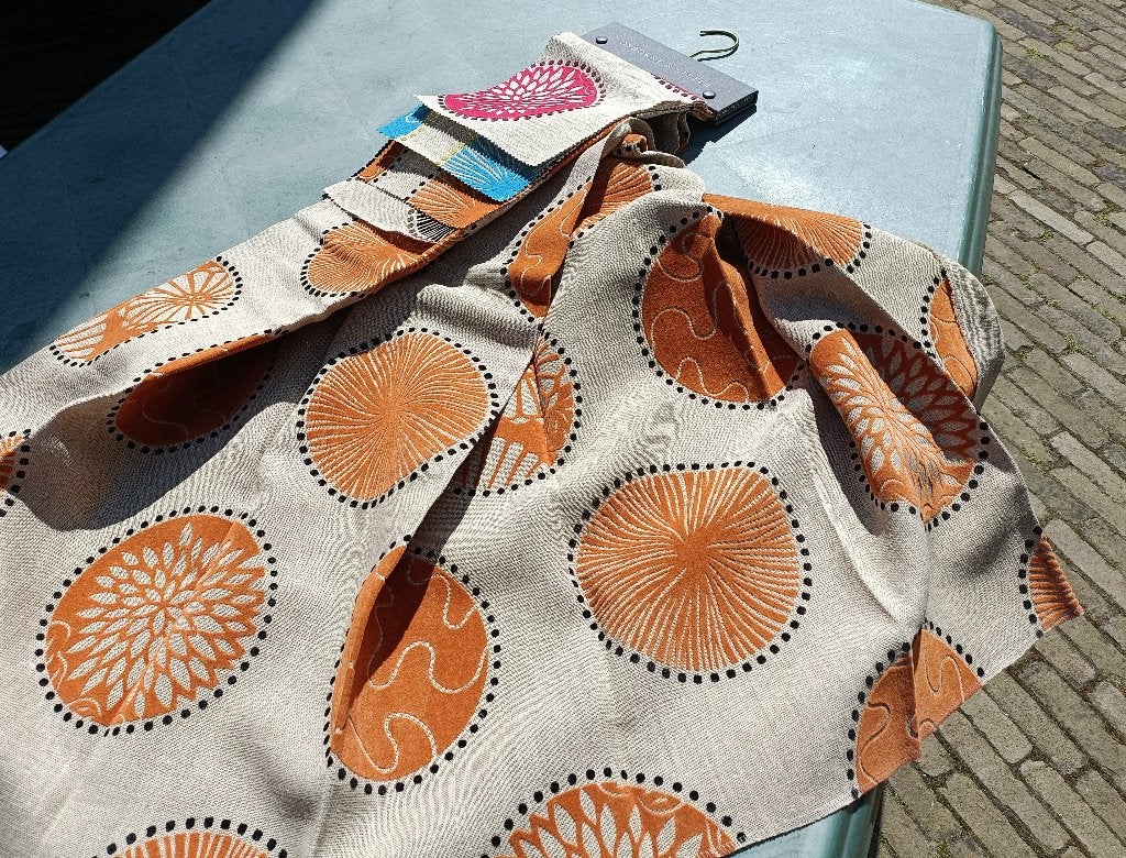 OSBORNE & LITTLE linnen stof Adara Collection: Iola, Meerkleurig, Nieuw, Ophalen of Verzenden, 30 tot 120 cm