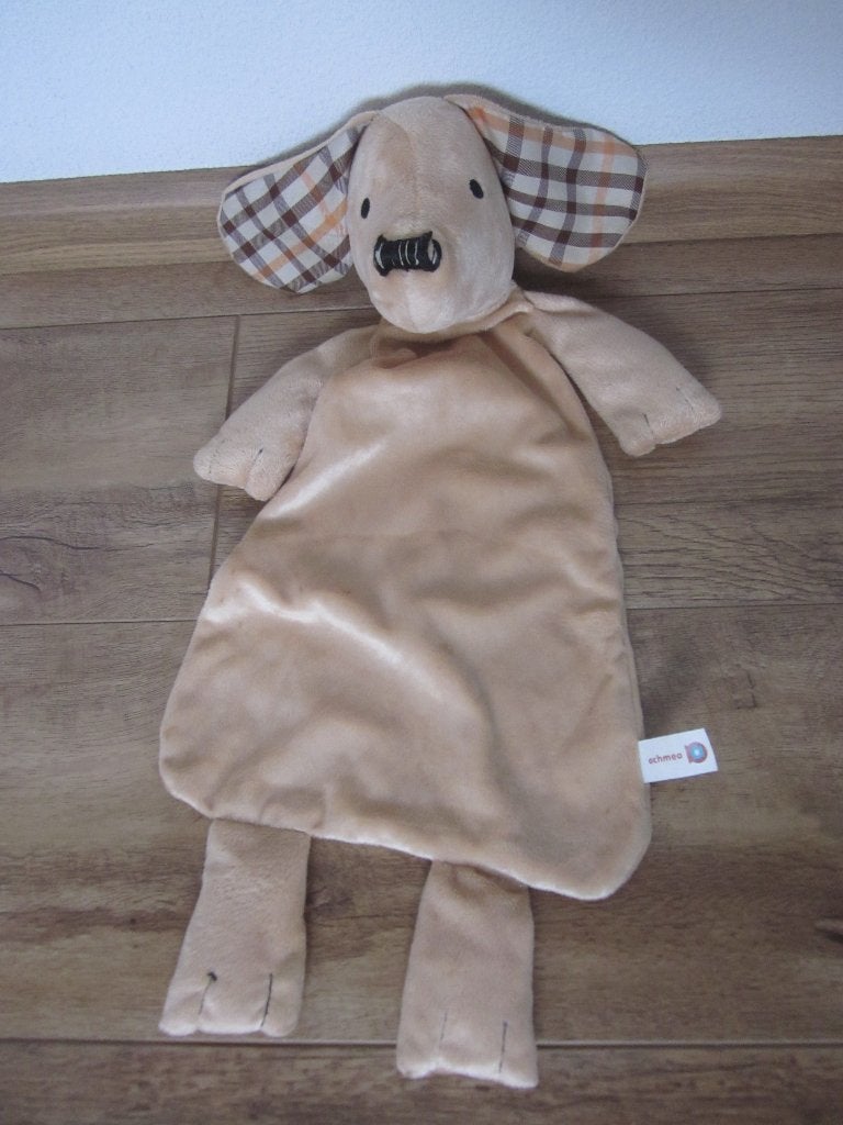 Achmea Natalis bruin glanzend glad pluche sleepbeest hond, Overige merken, Overige karakters, Nieuw, Middelgroot (20 tot 80 cm)