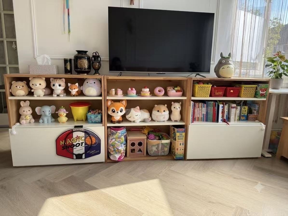 IKEA IVAR Grenen Houten Kasten (80x30x240cm) - 3 in totaal, Ophalen, Met plank(en), 200 cm of meer, 50 tot 100 cm