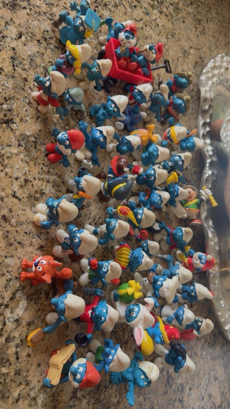 smurfen verzameling, Verzamelen, Smurfen, Ophalen of Verzenden, Zo goed als nieuw, Verschillende Smurfen