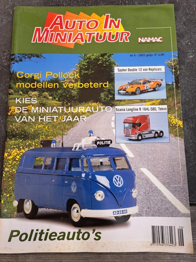 Auto in Miniatuur NAMAC Clubblad nr. 6 uit 2003, Ophalen of Verzenden