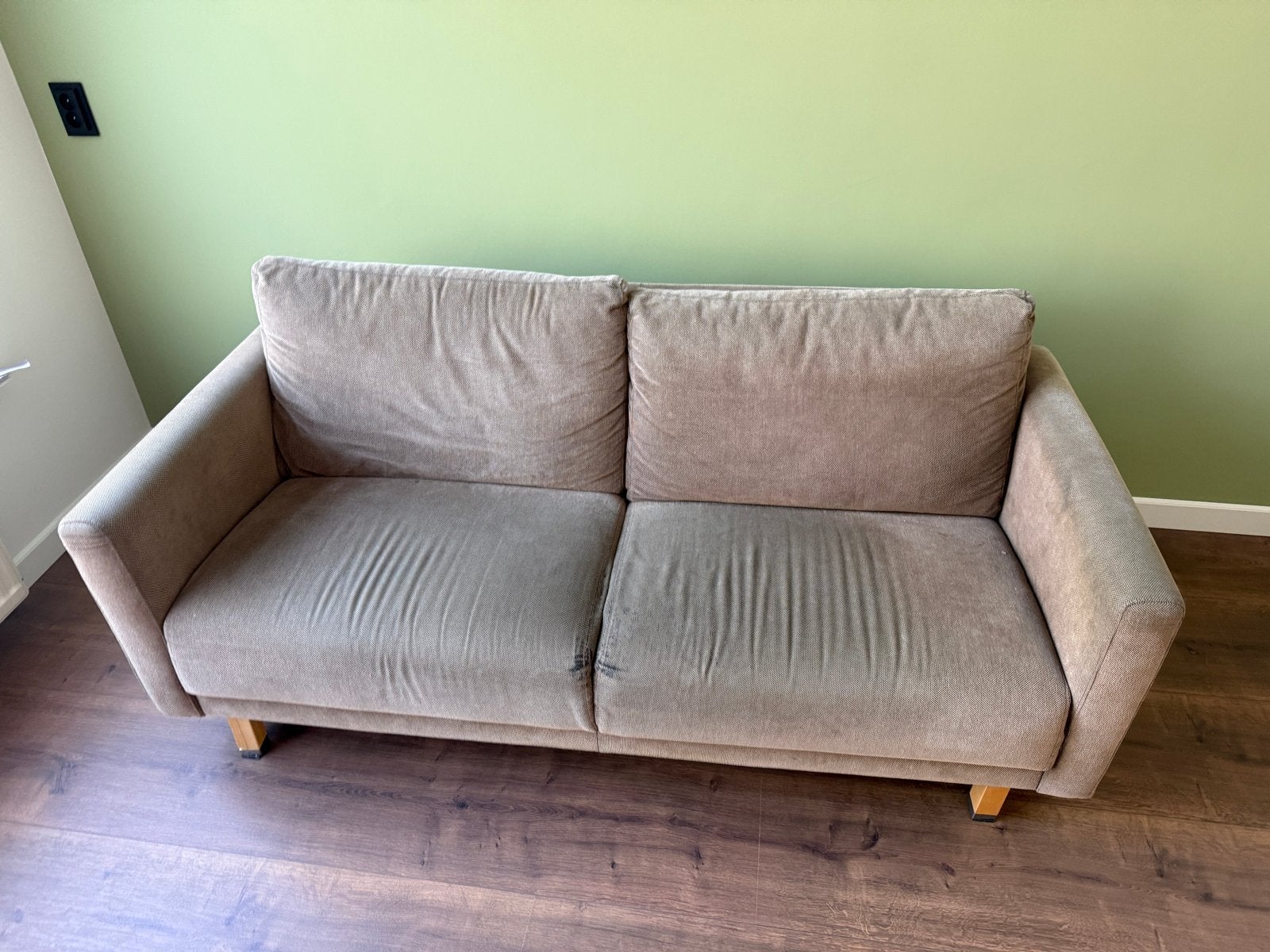 Oude bank, gratis af te halen (90x80x190), Ophalen, Gebruikt, 150 tot 200 cm, Tweepersoons