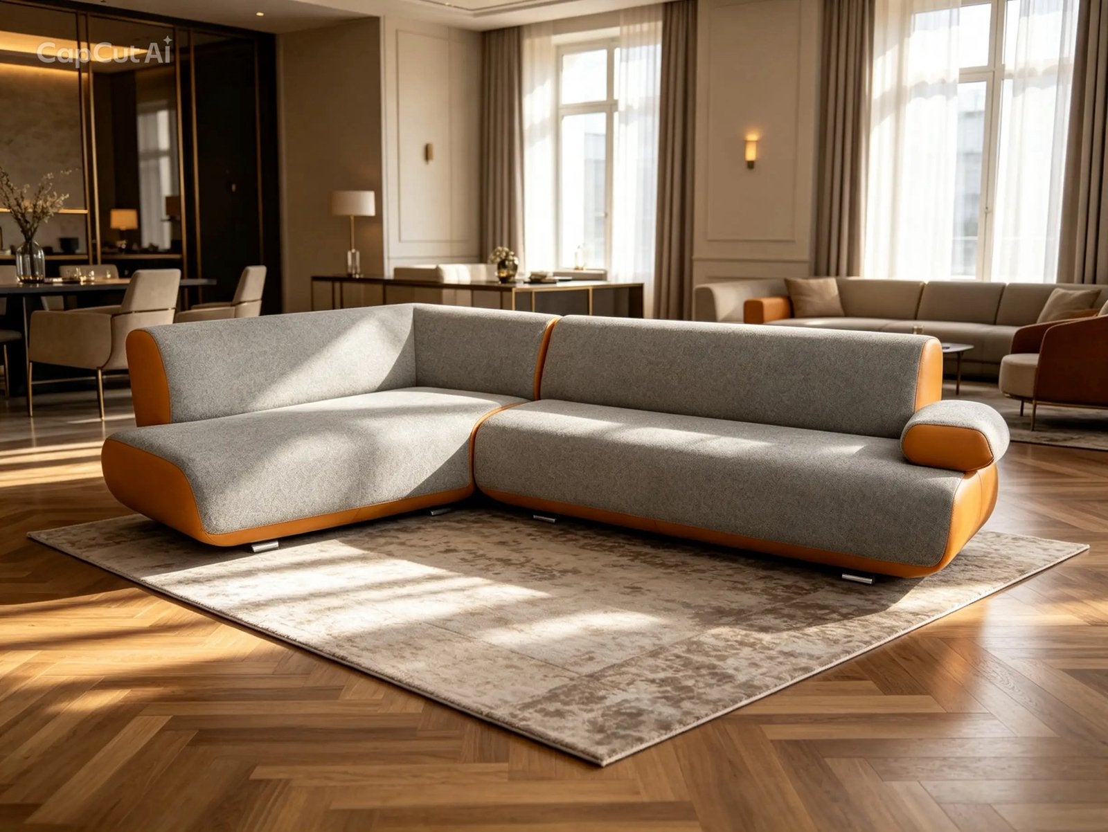 GRATIS LEVERING | LEOLUX GUADALUPE HOEKBANK | PERFECTE STAAT, Hoekbank, 300 cm of meer, Ophalen of Verzenden, Zo goed als nieuw