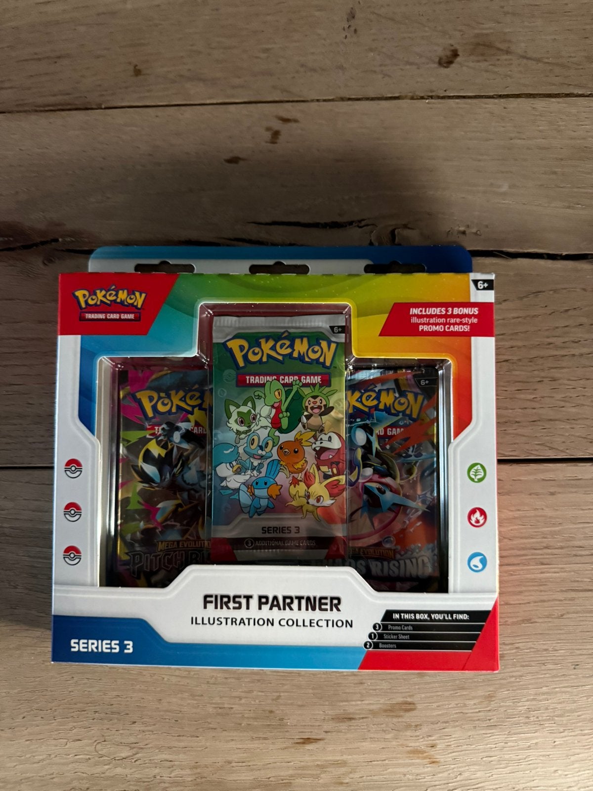 Pokémon First Partner Series 3 Illustration Collection, Ophalen of Verzenden, Nieuw, Foil