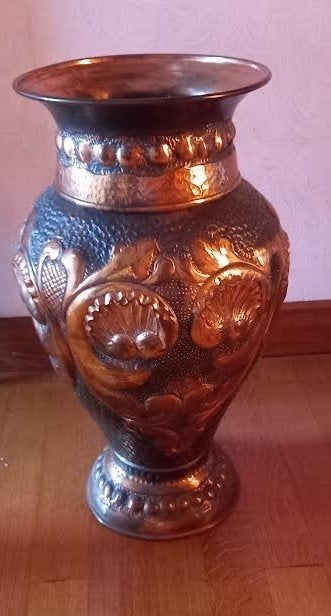 Koperen Paraplubak 54 cm, Antiek en Kunst, Antiek | Koper en Brons, Ophalen of Verzenden, Koper