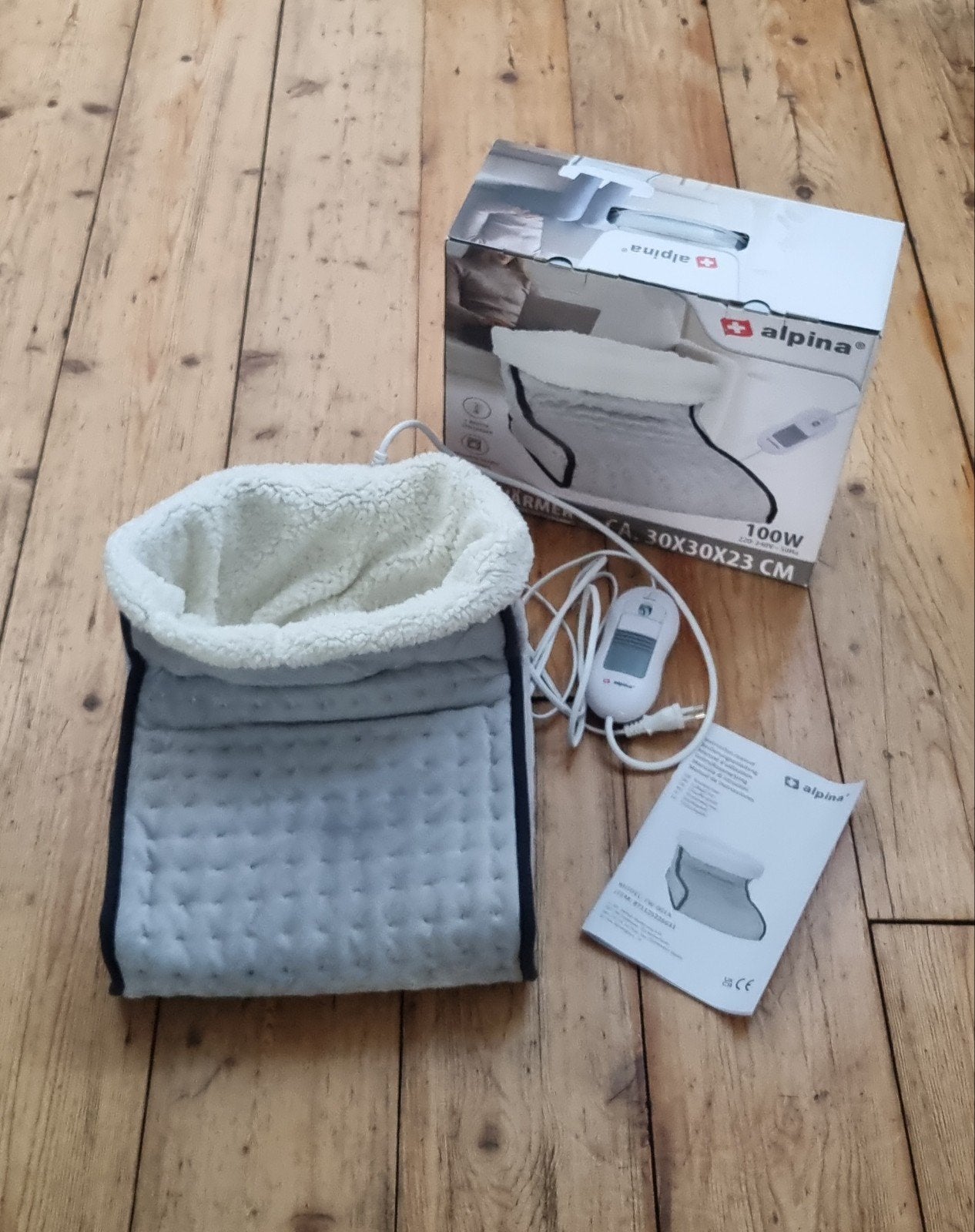 Alpina elektrische voetenwarmer, Ophalen of Verzenden, Zo goed als nieuw, Hand- en Voetverzorging