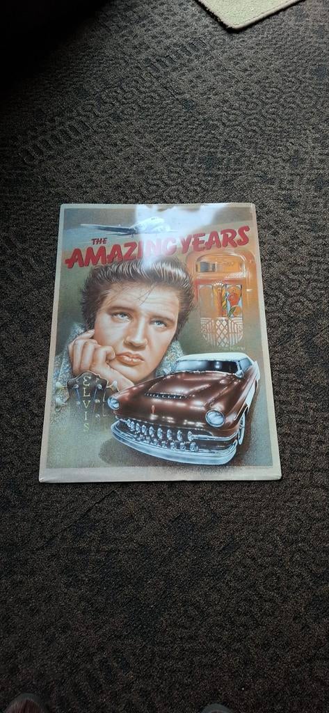 Amazing years Elvis jukebox rock & roll, Ophalen, Gebruikt, Poster, Artwork of Schilderij