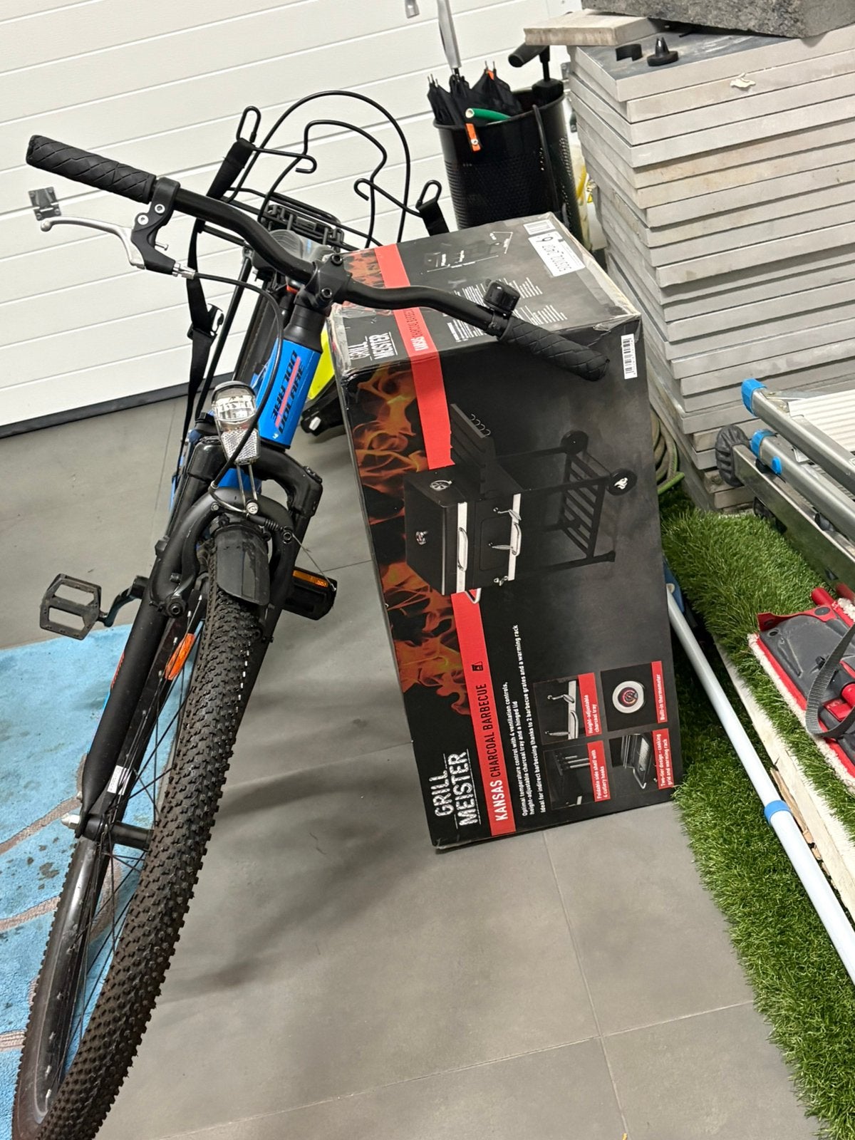 Blauwe fiets 26 inch met slot zonder standaard, Ophalen, Zo goed als nieuw, Overige merken
