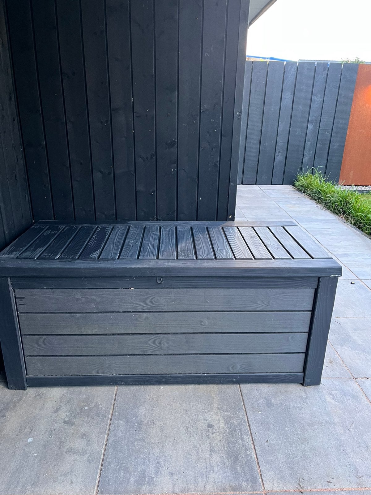 Kussenbox van keter te koop. 153 lang  br 72 hoogte 65, Ophalen of Verzenden, Gebruikt
