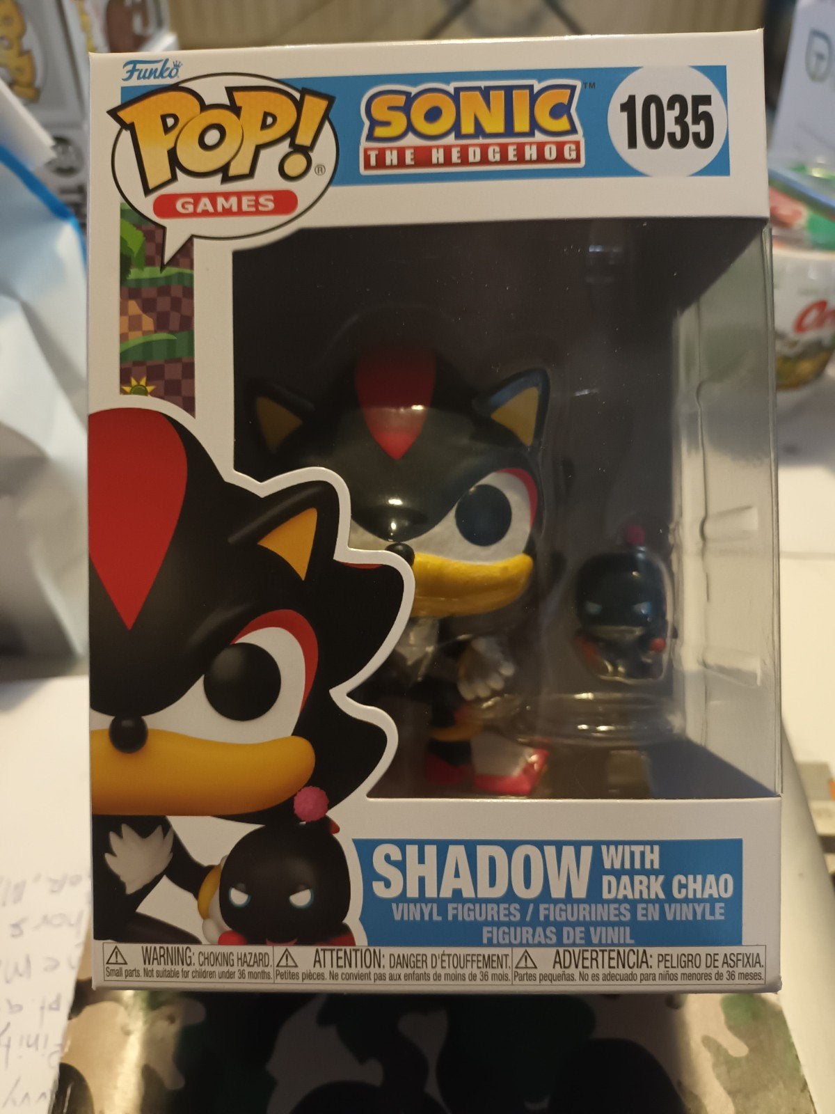 Funko Pop! Sonic The Hedgehog Shadow with Dark Chao #1035, Verzamelen, Ophalen of Verzenden, Nieuw