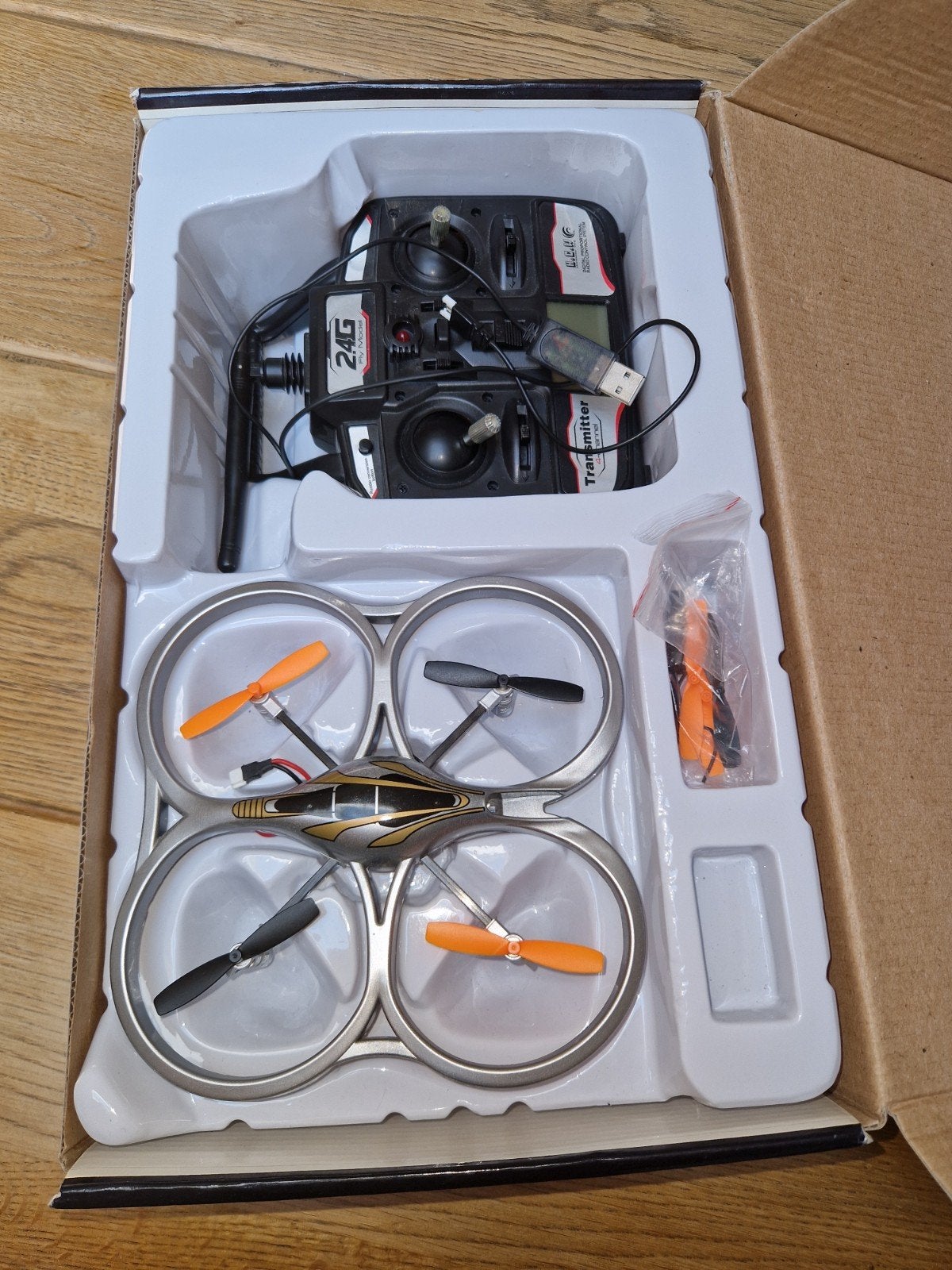 H.C.H.C. UFO Q.R.  Speelgoeddrone met Afstandsbediening, Ophalen, Overige merken, Verlichting, Minder dan 100 meter