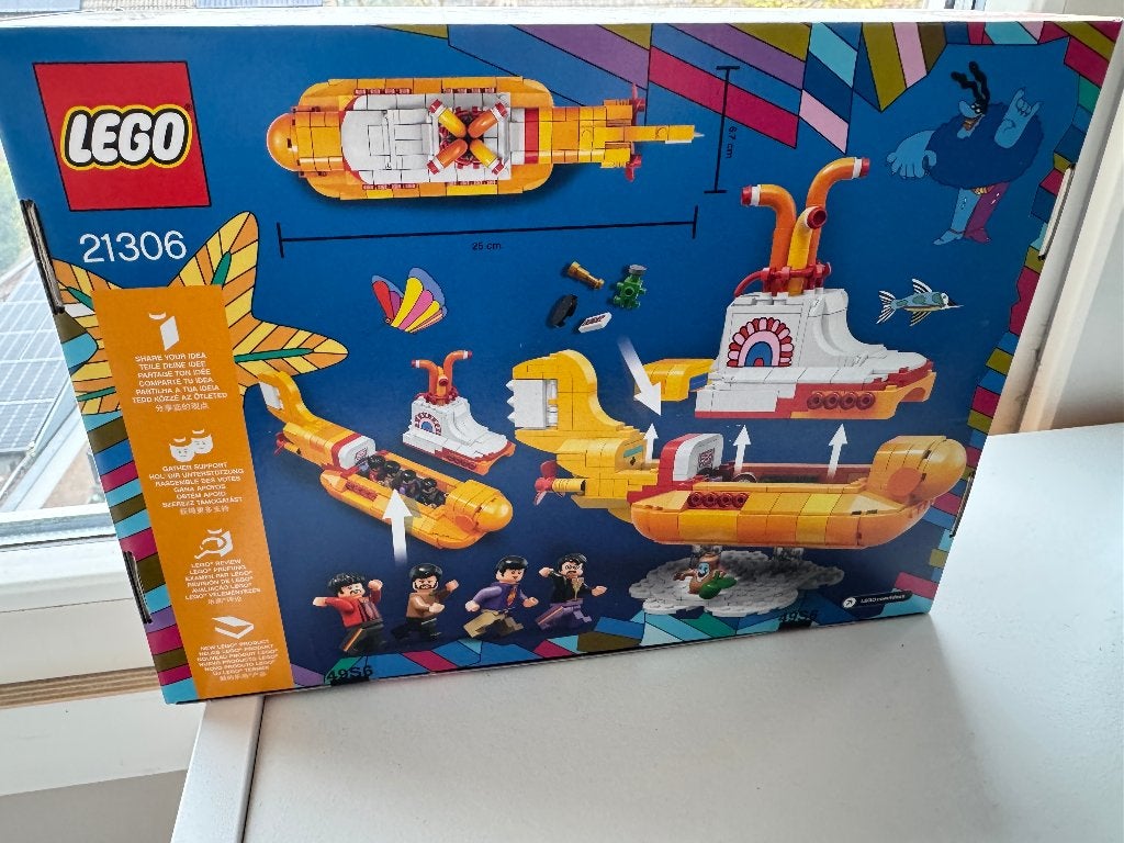 Lego Ideas 21306 The Beatles Yellow Submarine NIEUW, Lego, Nieuw, Ophalen of Verzenden, Ideas