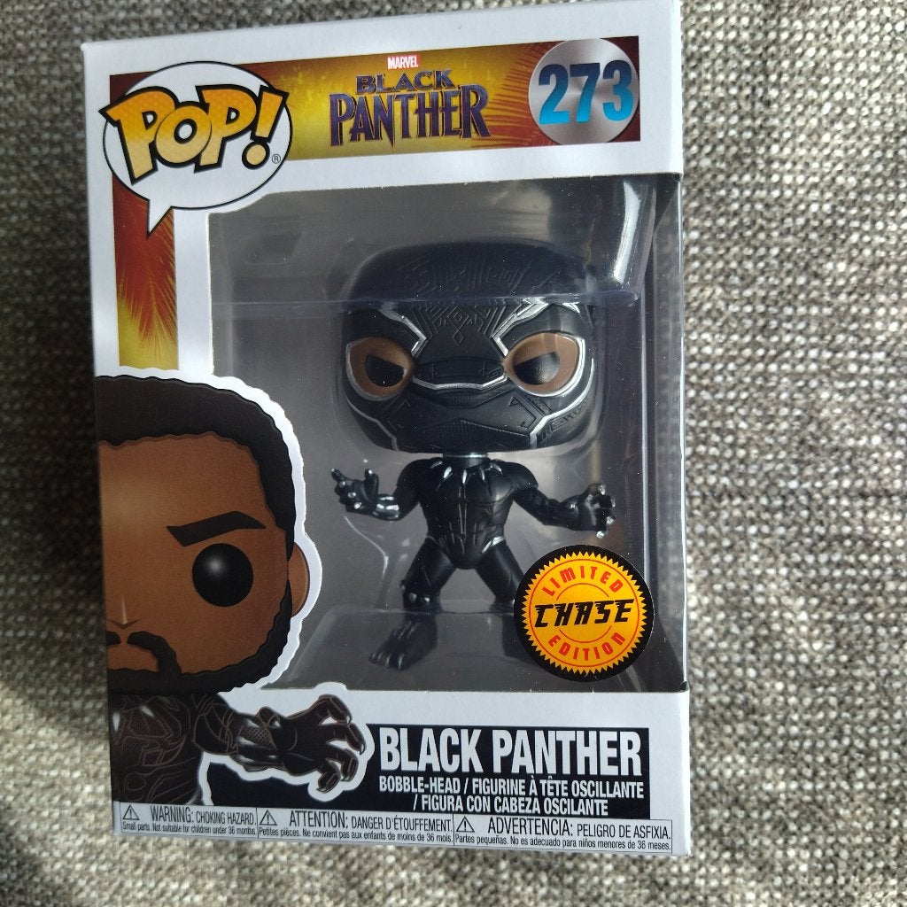 Funko Pop! Black Panther #273 CHASE Variant met PROTECTOR, Ophalen of Verzenden, Nieuw