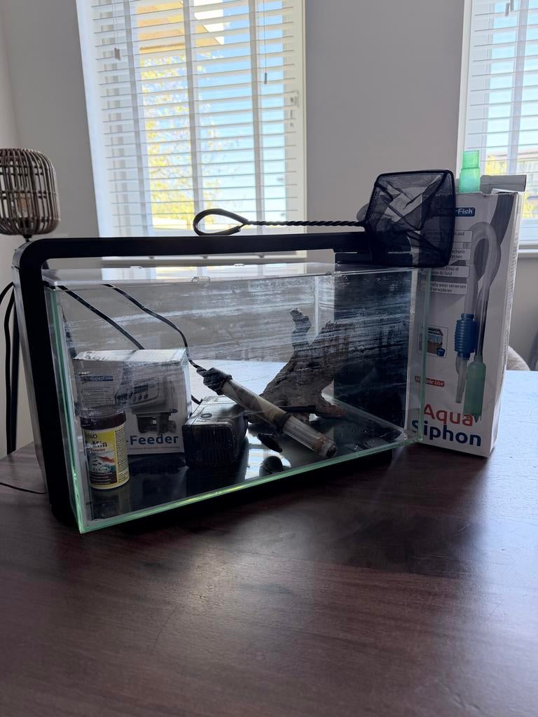 SuperFish Home 25 Aquarium – compleet met accessoires, Ophalen, Gebruikt, Inclusief deksel, Leeg aquarium