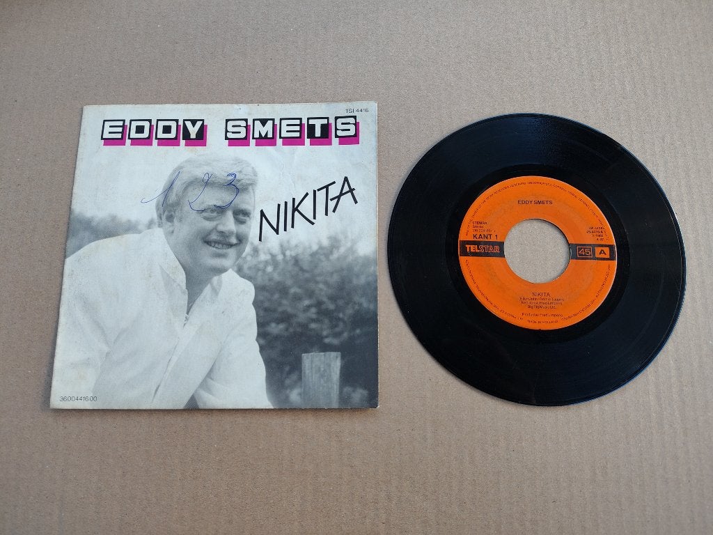 7" Single: Eddy Smets - Nikita (1986) Telstar, Cd's en Dvd's, Vinyl Singles, Verzenden, Gebruikt, 7 inch, Nederlandstalig