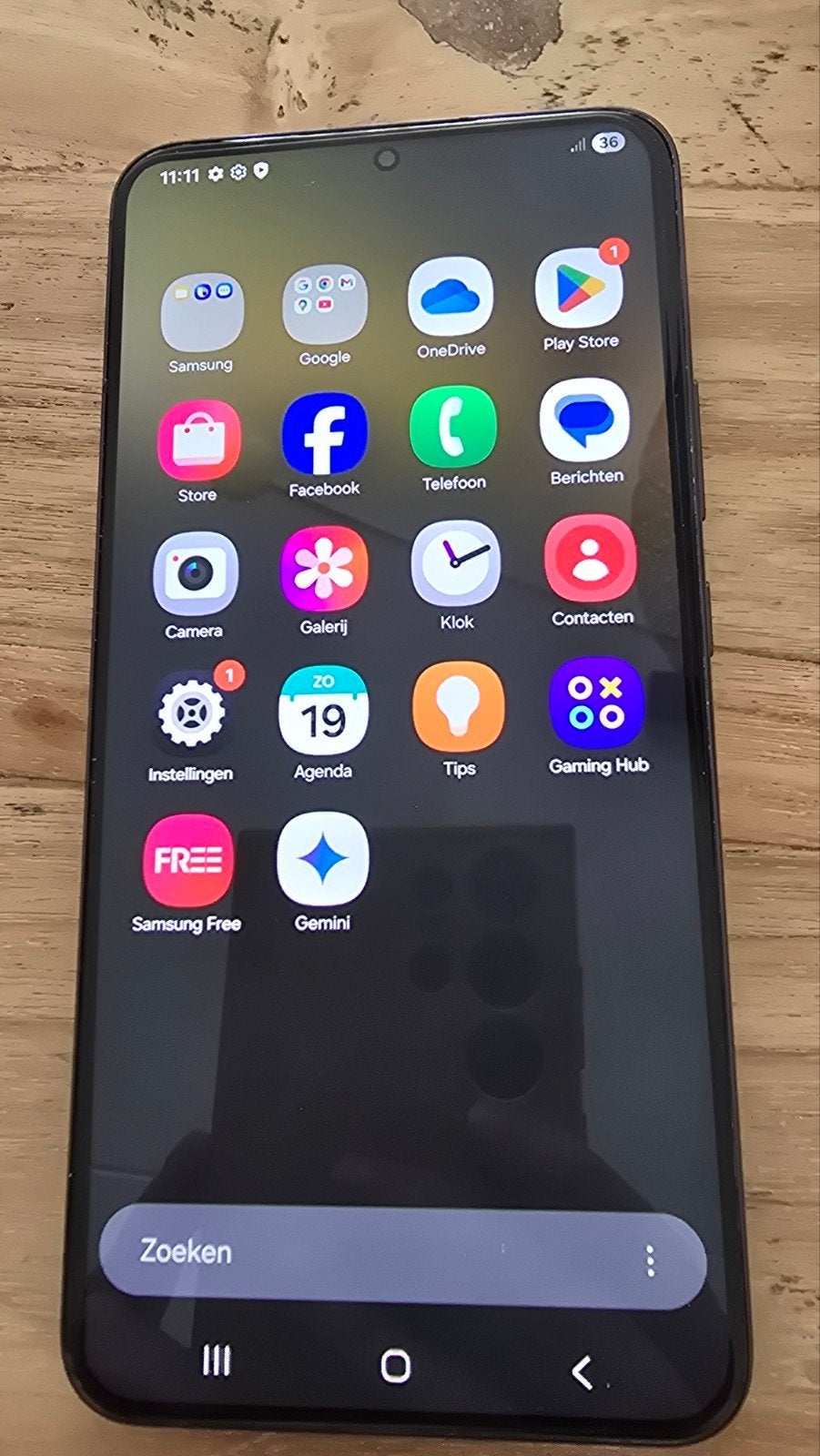 Samsung Galaxy S 22+, 128 GB, Ophalen of Verzenden, Zwart, Galaxy S22