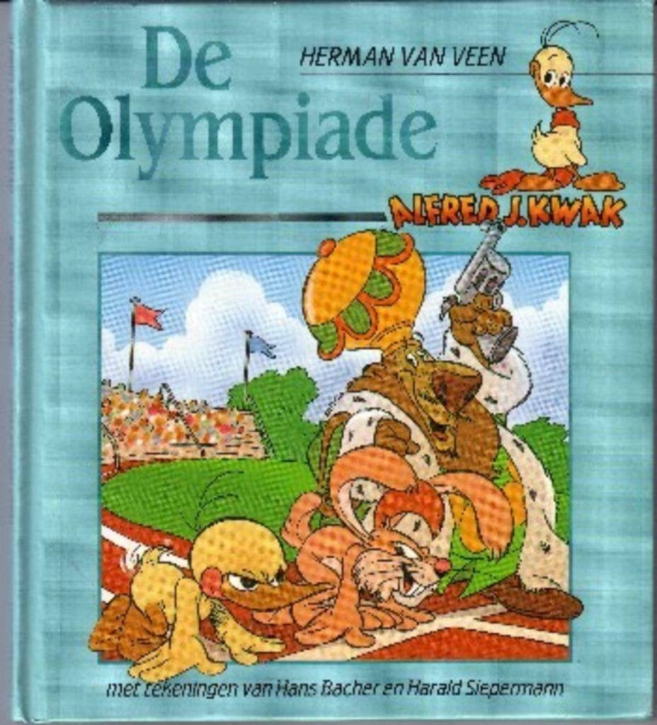 Alfred J. Kwak - De Olympiade - Herman van Veen (1989), Ophalen of Verzenden, Zo goed als nieuw, Herman van Veen, Fictie algemeen