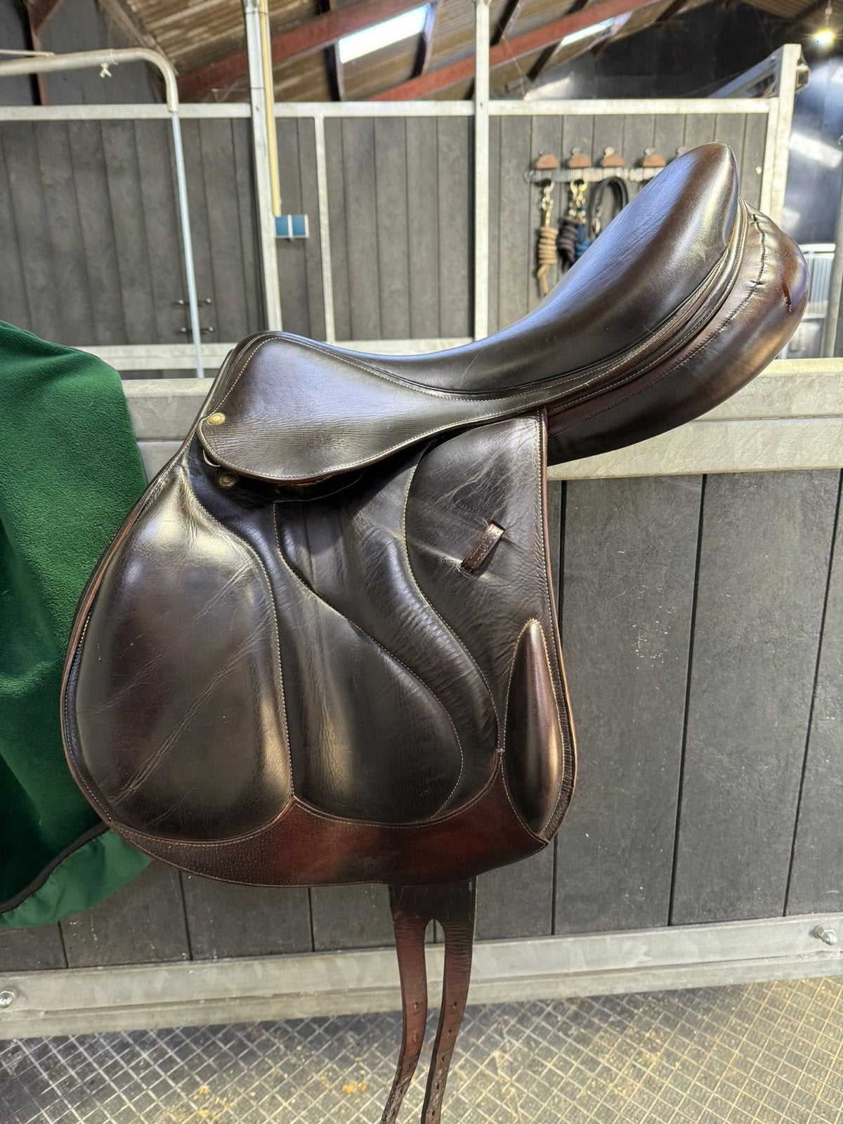Devoucoux spring / eventing zadel, Gebruikt, XL (18 inch of meer), Ophalen of Verzenden, Middel