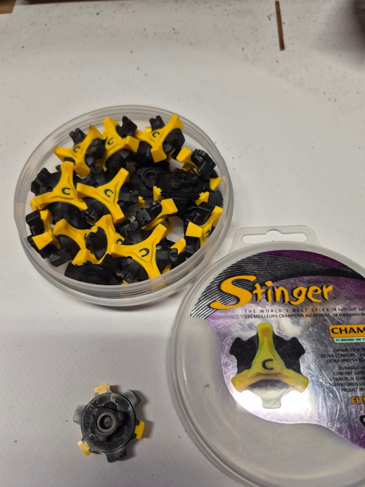 Stinger spikes voor golfschoenen. Nieuw in doosje. Q lock, Ophalen of Verzenden, Nieuw, Schoenen, Overige merken