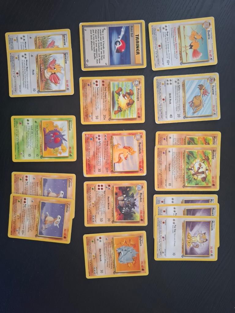 Pokémon Kaarten Set - Jungle, Ophalen of Verzenden, Gebruikt, Meerdere kaarten