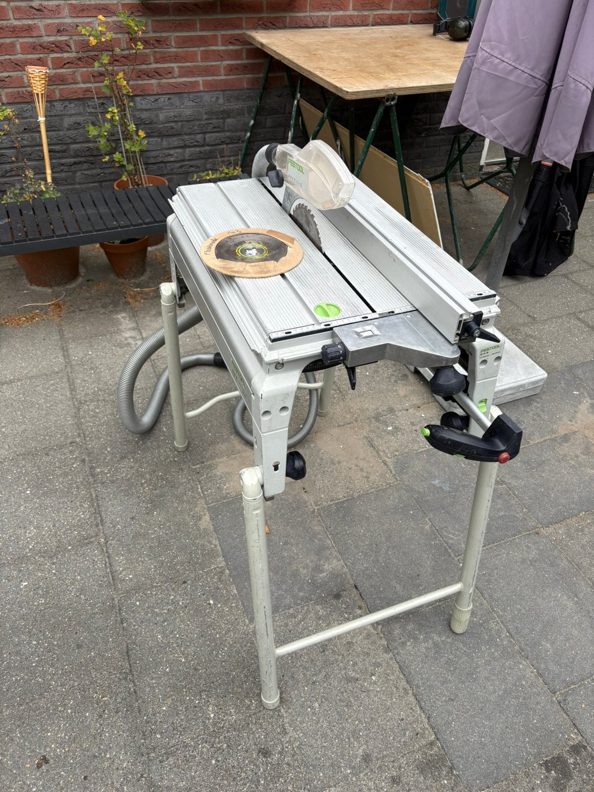Festool cs 50 ebg, Ophalen, Invalzaag, Zo goed als nieuw, 30 tot 70 mm