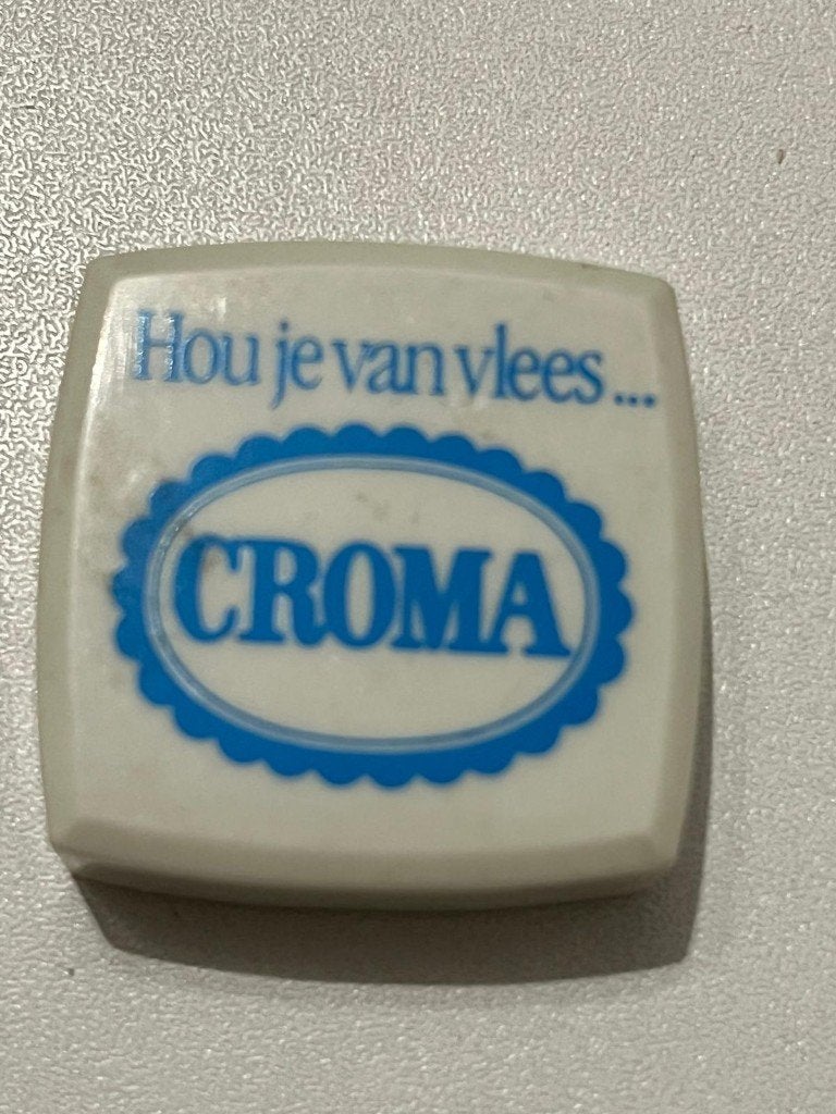 magneet vintage Croma, Verzamelen, Ophalen, Gebruikt, Gebruiksvoorwerp