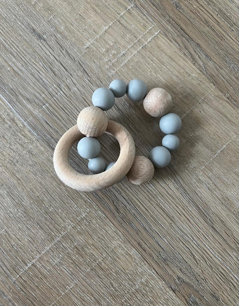 Heel goed beige grijs Chewies bijtring hout baby silicone, Kinderen en Baby's, Ophalen of Verzenden, Zo goed als nieuw, Overige typen