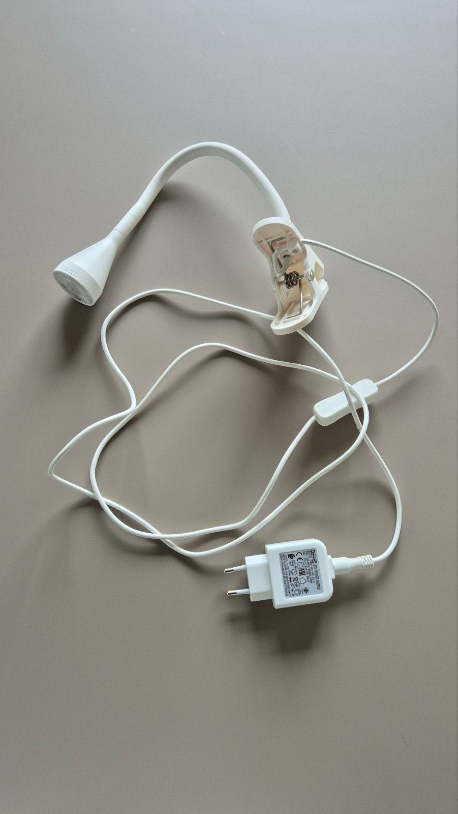 IKEA LED Klemspot Navlinge - Wit, Flexibel en Energiezuinig, Ophalen of Verzenden, Zo goed als nieuw