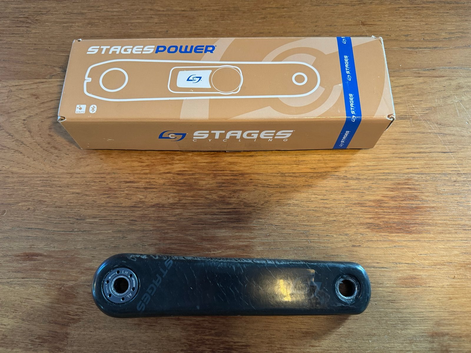 Stages Sram/Raceface/Easton BB30 Power Meter links carbon, Crankstel of Pedalen, Mountainbike, Ophalen of Verzenden, Zo goed als nieuw