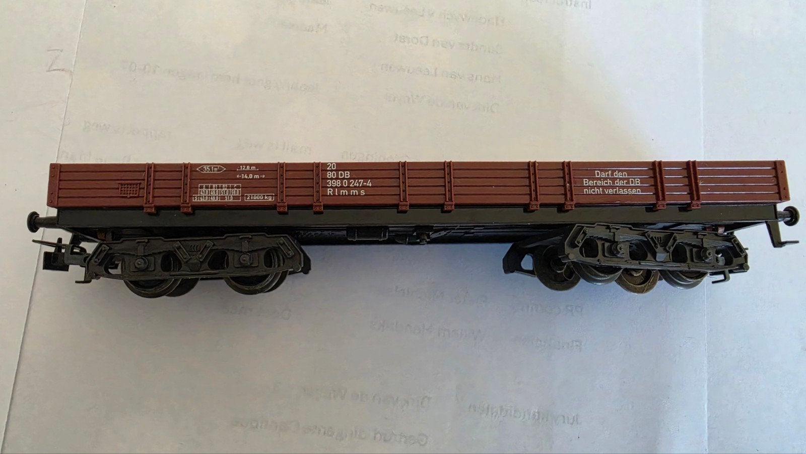DB Rimmms platte wagon - Zo goed als nieuw, Ophalen of Verzenden